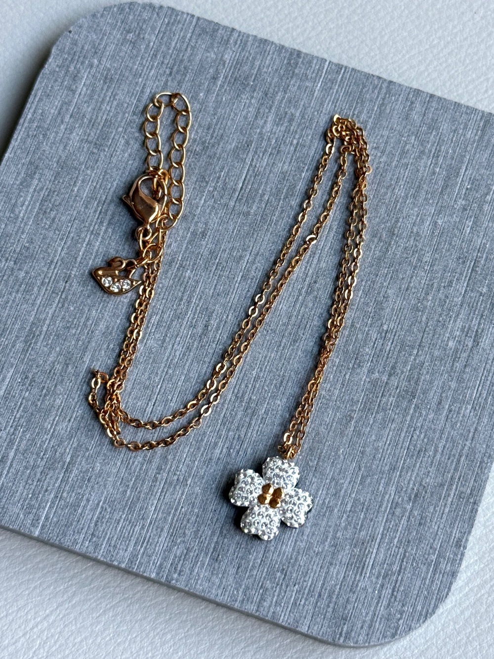 Swarovski Latisha Pendant Rose Gold Chain Necklace